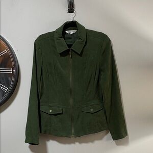 Olive Green Utility Jacket for Women